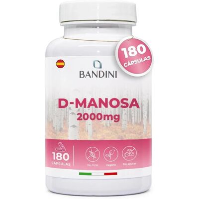 Bandini - D-Mannose Pur 2000mg - 180 gélules - Publicité Bandini - D-Mannose Pur 2000mg - 180 gélules - Publicité