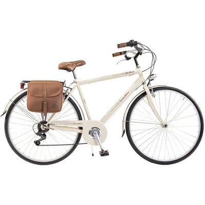 Vélo Urbain Canellini VIA VENETO en Acier - 28 pouces, 6 vitesses, LED - Publicité Vélo Urbain Canellini VIA VENETO en Acier - 28 pouces, 6 vitesses, LED - Publicité