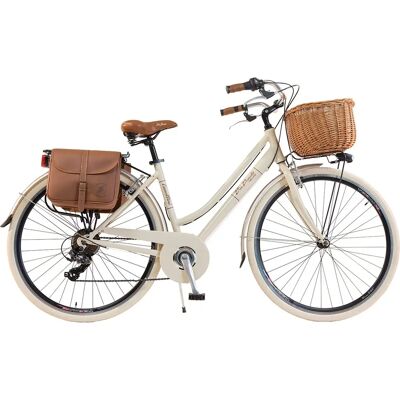 Vélo Urbain Vintage Canellini Via Veneto en Aluminium - Publicité Vélo Urbain Vintage Canellini Via Veneto en Aluminium - Publicité
