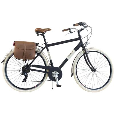 Vélo Vintage Canellini Via Veneto - Aluminium, 6V, Noir - Publicité Vélo Vintage Canellini Via Veneto - Aluminium, 6V, Noir - Publicité