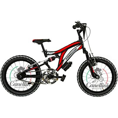 Vélo enfant CANELLINI 16" - Suspension, V-brakes Vélo enfant CANELLINI 16" - Suspension, V-brakes
