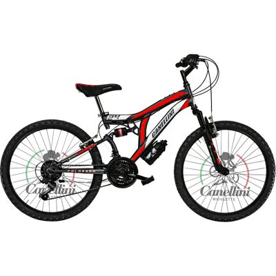 BICICLETTE CANELLINI Colorado 24 Vélos pour enfants avec suspension complète BICICLETTE CANELLINI Colorado 24 Vélos pour enfants avec suspension complète