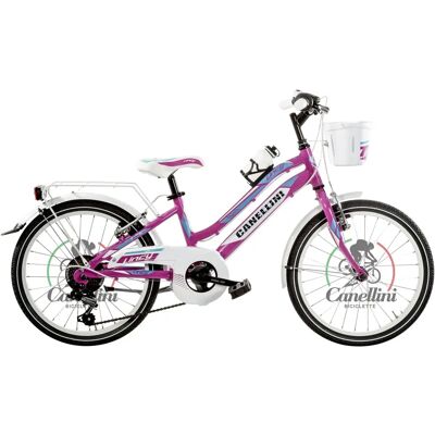 CANELLINI Vélos Enfants 20 pouces Bleu/Fuchsia - Pour enfants 6-9 ans - Publicité CANELLINI Vélos Enfants 20 pouces Bleu/Fuchsia - Pour enfants 6-9 ans - Publicité