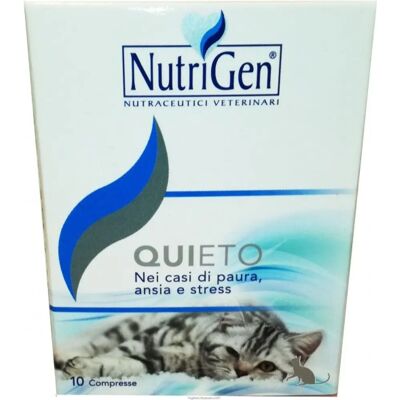 Nutrigen Quieto Gatto - Integratore Calmante per Gatti - 10 Compresse Nutrigen Quieto Gatto - Integratore Calmante per Gatti - 10 Compresse