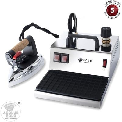 EoloGV01 Système de Fer à Vapeur avec Chaudière 1750W Blanc - Publicité EoloGV01 Système de Fer à Vapeur avec Chaudière 1750W Blanc - Publicité