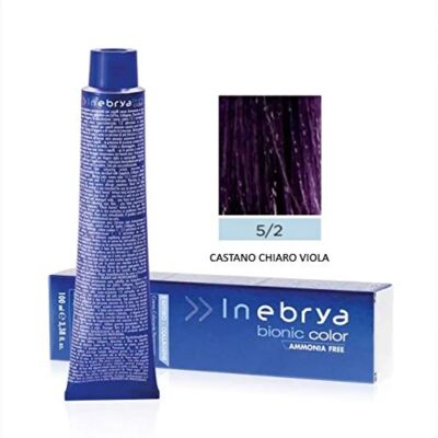 Inebrya Bionic Color No 5/2 Violet Châtaigne Clair - Coloration Capillaire - Publicité Inebrya Bionic Color No 5/2 Violet Châtaigne Clair - Coloration Capillaire - Publicité