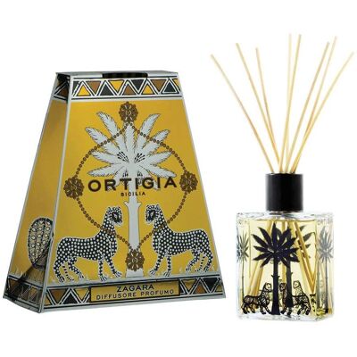 Ortigia Zagara diffuser - Palme motiv, Sitrus duft, 200ml Ortigia Zagara diffuser - Palme motiv, Sitrus duft, 200ml
