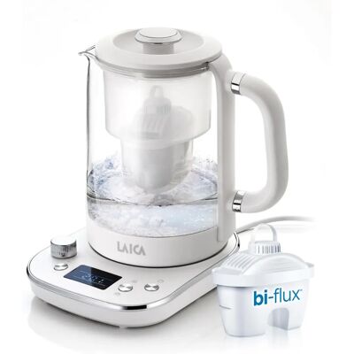 LAICA ISEO Water Filter Kettle - 7 Temp Settings & Warm Function LAICA ISEO Water Filter Kettle - 7 Temp Settings & Warm Function