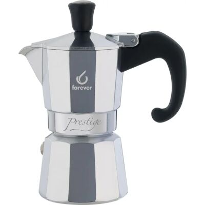 KAUFGUT Miss Moka Prestige Forever 1/2 Tazza - Aluminium KAUFGUT Miss Moka Prestige Forever 1/2 Tazza - Aluminium