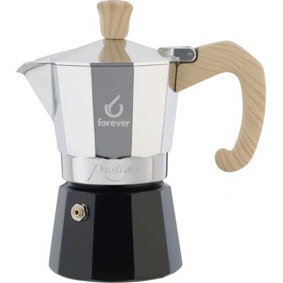 FOREVER Caffettiera Miss Moka HOLZ 2 TASSEN FOREVER Caffettiera Miss Moka HOLZ 2 TASSEN