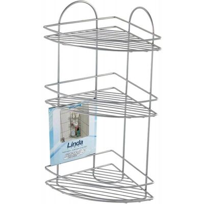 Estante angular Feridras 3 niveles - Estantería baño Estante angular Feridras 3 niveles - Estantería baño
