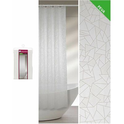 Tenda Doccia Geometrica Feridras - 180x200 cm Tenda Doccia Geometrica Feridras - 180x200 cm