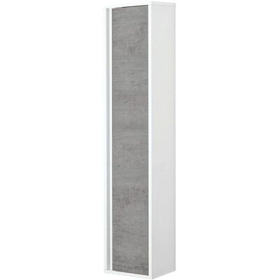 FERIDRAS Armadio bagno sospeso grigio - Porta reversibile FERIDRAS Armadio bagno sospeso grigio - Porta reversibile