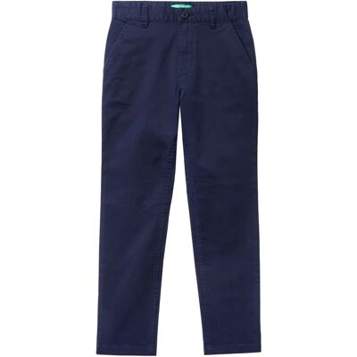 Benetton Slim Fit Chino Spodnie Ciemnoniebieskie - Chino Pants Benetton Slim Fit Chino Spodnie Ciemnoniebieskie - Chino Pants