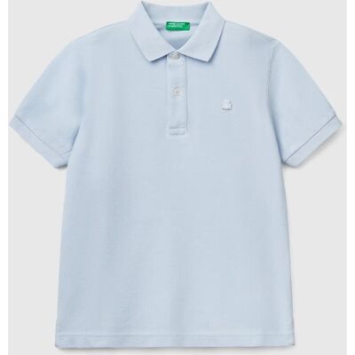 Benetton Model S Organic Cotton Slim Fit Polo - Kids Benetton Model S Organic Cotton Slim Fit Polo - Kids