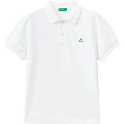 Benetton XL Himmelblau Bio-Baumwolle Kinder Polo - Polo Shirt Benetton XL Himmelblau Bio-Baumwolle Kinder Polo - Polo Shirt