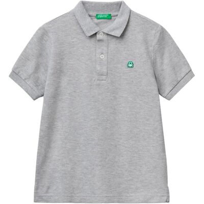 Benetton M Polo en Coton Biologique à Manches Courtes - Polo Shirt Benetton M Polo en Coton Biologique à Manches Courtes - Polo Shirt