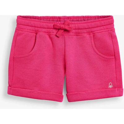 Benetton - Mädchen 100% Baumwoll-Jersey Shorts Benetton - Mädchen 100% Baumwoll-Jersey Shorts