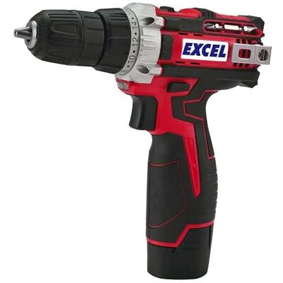 Excel - Taladro/Atornillador - mandrino 10 mm - 10,8V - Taladro/Atornillador Excel - Taladro/Atornillador - mandrino 10 mm - 10,8V - Taladro/Atornillador