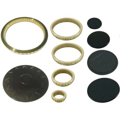 EUROSTORE07 - S4716-25 - 4-bruciatori - set anelli - bruciatore a gas EUROSTORE07 - S4716-25 - 4-bruciatori - set anelli - bruciatore a gas