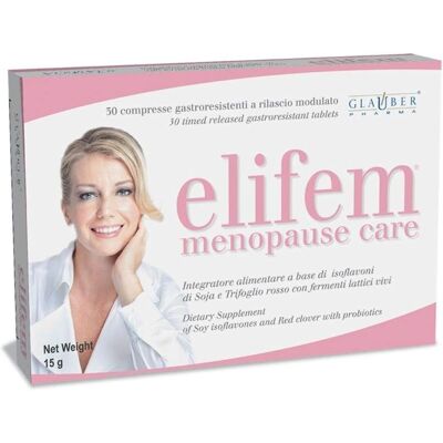 Glauber Pharma Elifem 30 Tabletas - Apoyo a la Menopausia Glauber Pharma Elifem 30 Tabletas - Apoyo a la Menopausia