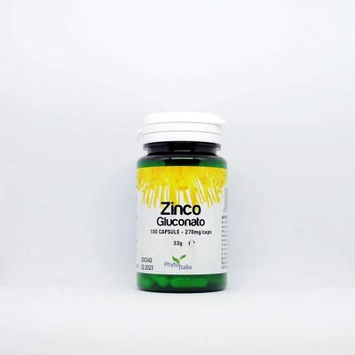 Phytoitalia Zinco 100 Capsule - Integratore Alimentare Phytoitalia Zinco 100 Capsule - Integratore Alimentare