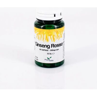 Ginseng Rosso Phytoitalia - Recupero e Stress - 60 Capsule Ginseng Rosso Phytoitalia - Recupero e Stress - 60 Capsule