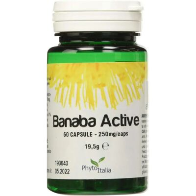 PhytoItalia Banaba Active Integratore - 60 Capsule PhytoItalia Banaba Active Integratore - 60 Capsule