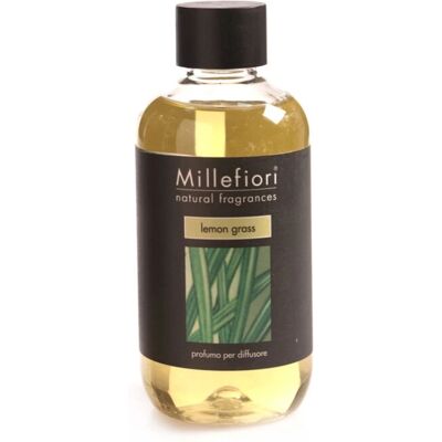 Millefiori Erba Limone Bottiglia - Ricarica per Diffusore - Limone Naturale 500ml Millefiori Erba Limone Bottiglia - Ricarica per Diffusore - Limone Naturale 500ml