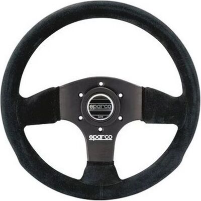 Sparco 300 Black Racing Steering Wheel - Steering Wheel Sparco 300 Black Racing Steering Wheel - Steering Wheel