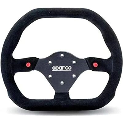 Sparco Racing Steering Wheel - Suede - 31 x 26 cm - Steering Wheel Sparco Racing Steering Wheel - Suede - 31 x 26 cm - Steering Wheel