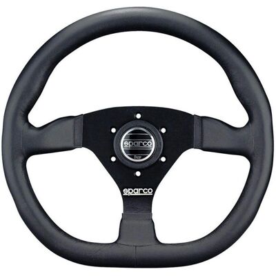 Volant Universel Sparco - Cuir 330mm - Pour Voitures de Course Volant Universel Sparco - Cuir 330mm - Pour Voitures de Course