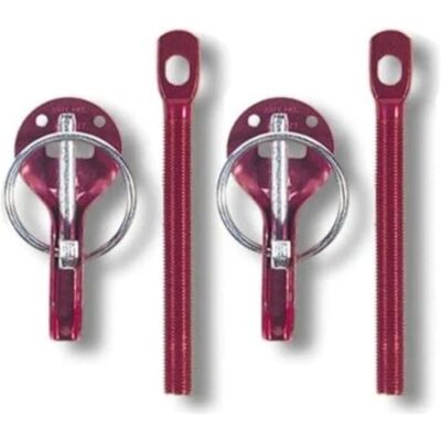 Sparco 01606AR Röd motorhuvudlås - Bonnet lock Sparco 01606AR Röd motorhuvudlås - Bonnet lock