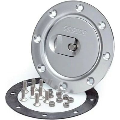 Capuchon de réservoir Sparco - Aluminium Argenté - Capacité de carburant Capuchon de réservoir Sparco - Aluminium Argenté - Capacité de carburant