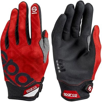 Gants de conduite hommes Sparco Meca 3 Rouge - Gants de conduite Gants de conduite hommes Sparco Meca 3 Rouge - Gants de conduite