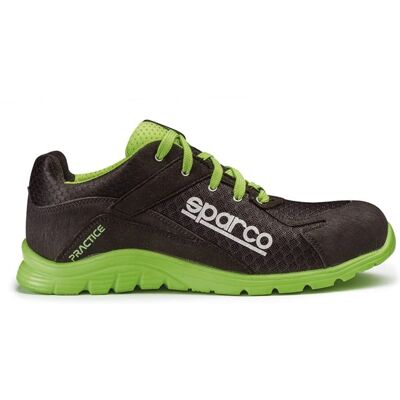 Zapatos de Seguridad Sparco - Practice S1P - Verde/Negro Zapatos de Seguridad Sparco - Practice S1P - Verde/Negro