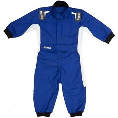 Sparco S017012AZ0306 Blue 18 Months Racing Jumpsuit Sparco S017012AZ0306 Blue 18 Months Racing Jumpsuit