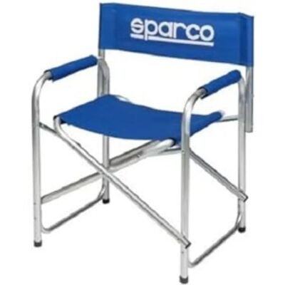 Chaise Pliante Sparco Martini Racing Bleu Chaise Pliante Sparco Martini Racing Bleu