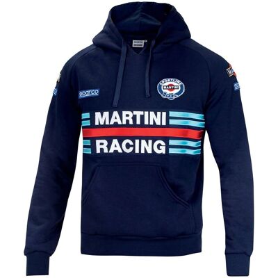 Sparco MARTINI RACING Navy Blue Hoodie - Hoodie Sparco MARTINI RACING Navy Blue Hoodie - Hoodie