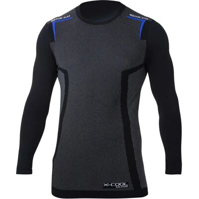 Sparco K-Carbon Long Sleeve Compression Shirt - Men Sparco K-Carbon Long Sleeve Compression Shirt - Men