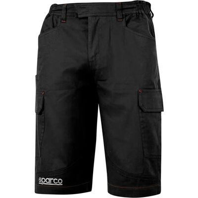 Sparco S02410NR3L Svarta Elastiska Shorts Sparco S02410NR3L Svarta Elastiska Shorts