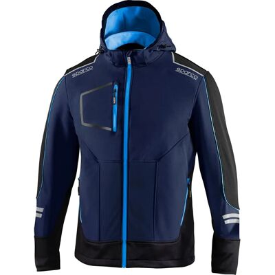 Veste de Sport Bleu Foncé Sparco TW - Sports Jacket - Publicité Veste de Sport Bleu Foncé Sparco TW - Sports Jacket - Publicité