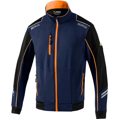Veste de sport Sparco TW - Bleu foncé, Orange, Bleu Veste de sport Sparco TW - Bleu foncé, Orange, Bleu
