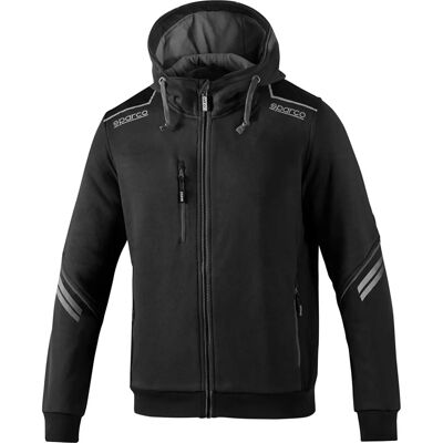 Herenhoodie Sparco TW zwart grijs Herenhoodie Sparco TW zwart grijs