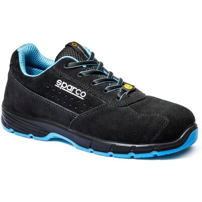 Sparco Horizon Moreno S1PS Sicherheitssportschuh - Schwarz und Blau Sparco Horizon Moreno S1PS Sicherheitssportschuh - Schwarz und Blau