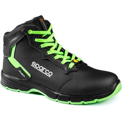 SPARCO - Targa-H Willy S3S - Black/Green - 41 - Safety Shoes SPARCO - Targa-H Willy S3S - Black/Green - 41 - Safety Shoes