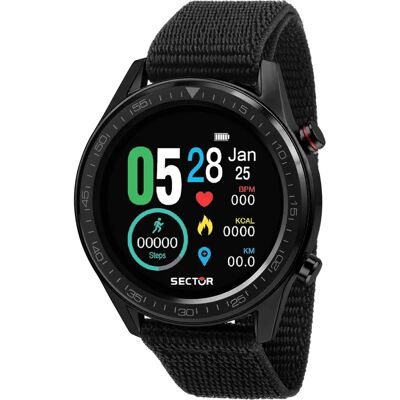 Montre connectée Sector R3251545002 - Noir - 46mm - Sportif - Publicité Montre connectée Sector R3251545002 - Noir - 46mm - Sportif - Publicité