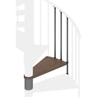 Bricoman Gradino Modello Ø120 - Adatto per scala Jenny - Supporta altezze superiori a 312 cm Bricoman Gradino Modello Ø120 - Adatto per scala Jenny - Supporta altezze superiori a 312 cm