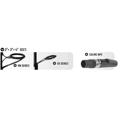 COLMIC - Meteora Beach - Silver - 4.10 m - Surfcasting Rod COLMIC - Meteora Beach - Silver - 4.10 m - Surfcasting Rod