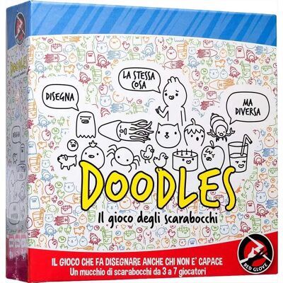 Redglove Doodles - Jeu de société familial pour 10-99 ans - Créativité & Devine - Publicité Redglove Doodles - Jeu de société familial pour 10-99 ans - Créativité & Devine - Publicité